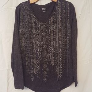 Style & Co. L/S tee shirt.